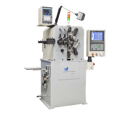 0.5~2.0mm acht Achse CNC-Frühlings-umwickelnde Maschine, hohe Präzision, Produktions-Rate 700pcs/min, 50% manuelle Arbeit gespart