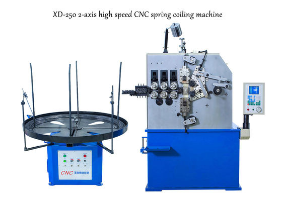 XD-250 2-Axis Frühlings-umwickelnde Maschine, 2.0mm bis 5.0mm Druckfedern produzierend