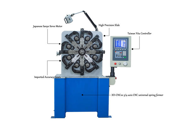 Frühling CNC-XD-CNC20, der Maschine herstellt, um verschiedene Frühlinge innerhalb 0,2 bis 2.3mm herzustellen