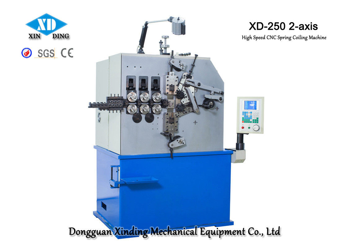 XD-250 2-Axis Frühlings-umwickelnde Maschine, 2.0mm bis 5.0mm Druckfedern produzierend
